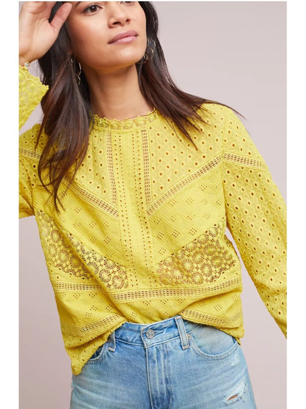 Anthropologie James Coviello Burnham Lace Top by James Coivello